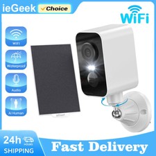 ieGeek Magnetic Security Camera Outdoor Wireless, 300° Rotation CCTV IP Camera