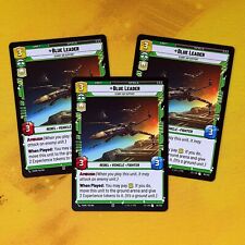 3x Blue Leader Scarif Air Support JTL Jump To Lightspeed PLAYSET SWU 96 Rebel