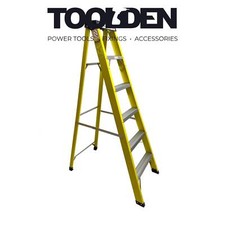 N-Durance 6 Tread Fibreglass Step Ladder 1.73m / Max. Load 150kg