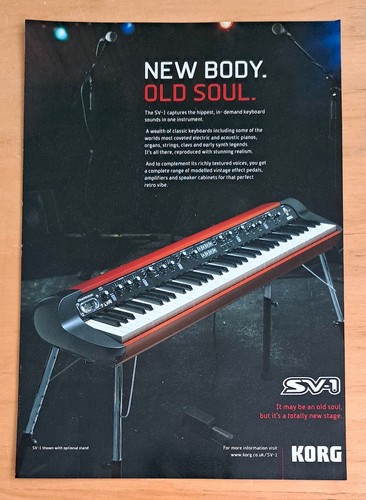 Korg magazine ad advert - magazine,