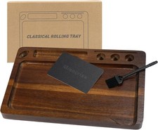 Wooden Rolling Tray 11"x7"