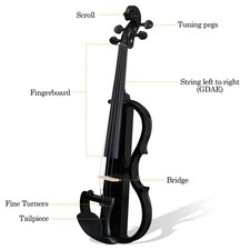 MCH 4/4 Electric Silent Violin