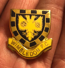 RARE OLD WIMBLEDON F.C. CREST ENAMEL PIN BADGE