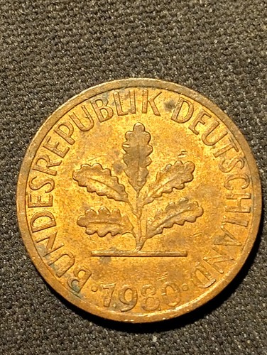 Germany pfennig coin 1980 - pfennig,