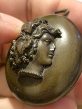 Antique Victorian Whitby Jet