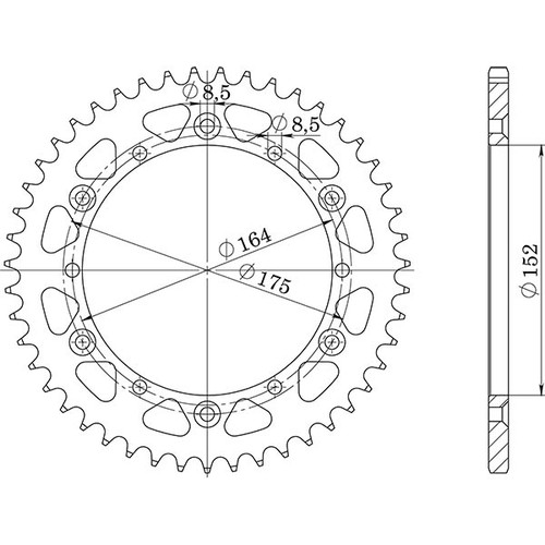 Steel crown p520 z43 - steel,