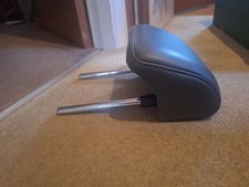 2 x 2005 SAAB 9-3 93 CABRIOLET CONVERTIBLE VECTOR REAR  HEADRESTS GREY LEATHER