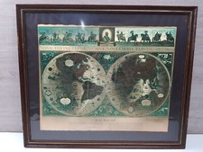 WALL MAP COLLECTORS VINTAGE