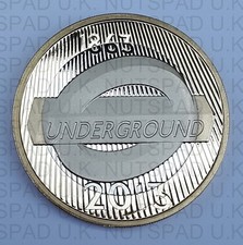 2013 PROOF £2 150th Anniversary Of The London Underground Two Pound Coin
