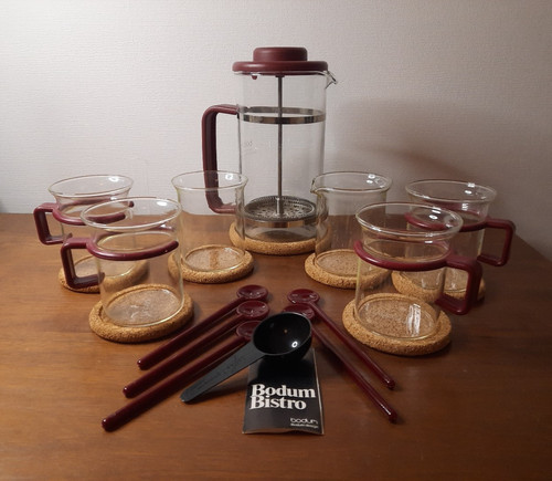 Bodum bistro set cranberry - bodum,