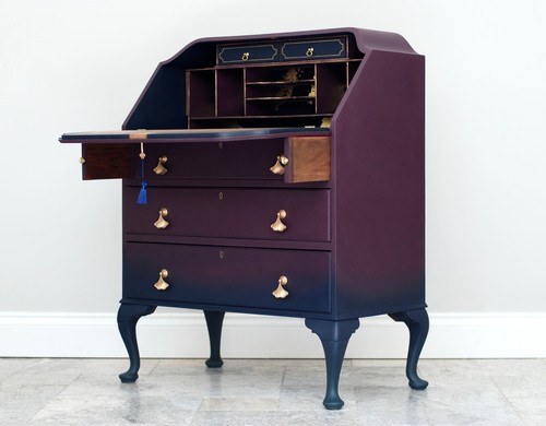 Queen anne style ombre writing - anne,