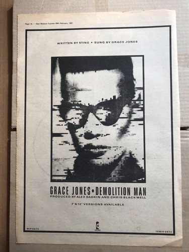 Grace jones demolition man - grace,