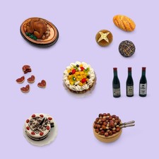 Vintage Dolls House Food Items