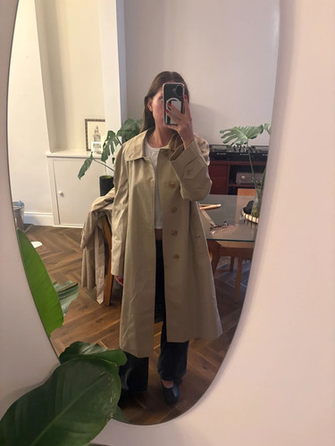 Burberry mac nova check lined - check,