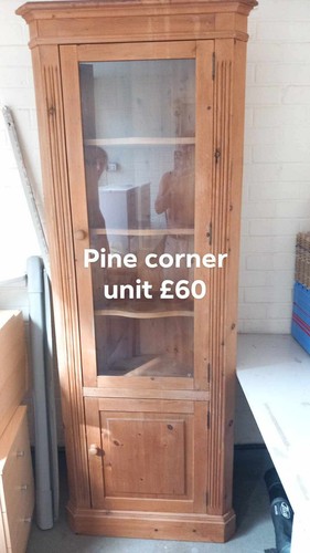 Pine corner unit display - pine, zunit