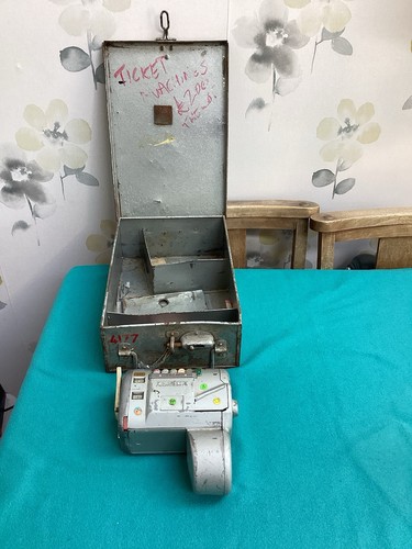Bus ticket machine with box - ticket,