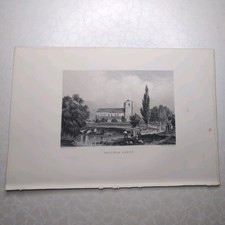 C1844 Antique Engraving Of