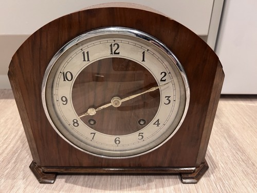 Antique garrard mantle clock - antique,