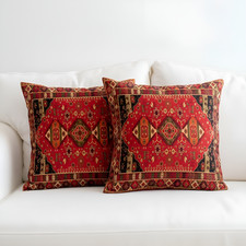 2pcs vintage Rug Cushion