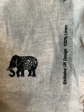 5 mtrs Natural Linen Printed
