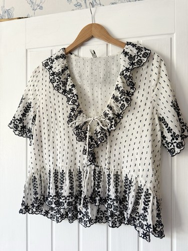Zara trf white navy - zara,