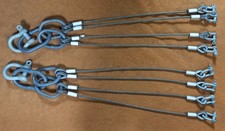 2 Ton (Lifting/Rigging/Hoist) 4 x Wire Rope Sling with Shackles + Truss Frame.