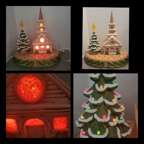 Vintage ceramic christmas tree - vintage,