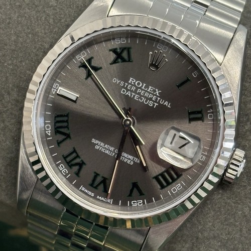 Rolex datejust 36mm wimbledon - datejust,
