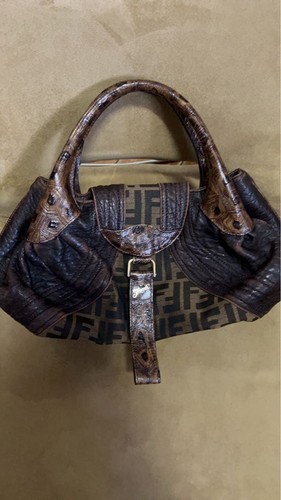 Fendi zucca spy bag - spy, brown