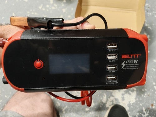Belttt inverter 12v 500w - 12v, rated