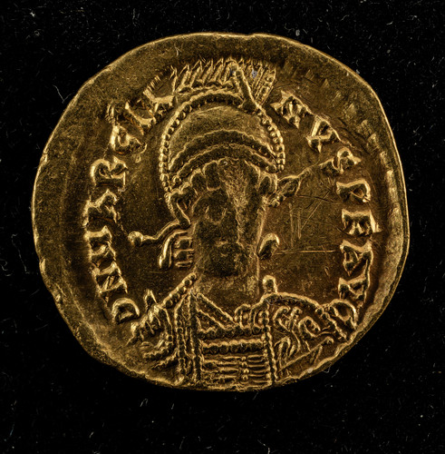 Marcian solidus vf - av,