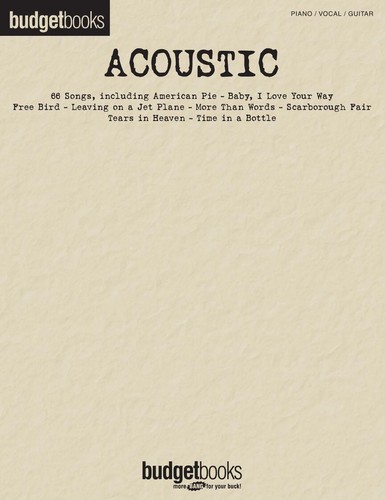 Budget books acoustic piano - books,