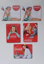 Vintage Retro Style 5x Coca-Cola Fridge Magnets,2011 Celebrating 125 years.