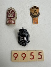 3 X  Bicycle Head Tube Badge  Badges Headbadge Avon Phoenix TU 9955