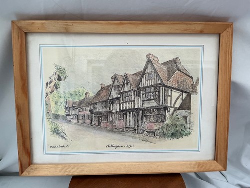 Framed print chiddingstone - framed,