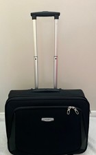 Samsonite black laptop briefcase and travel bag on wheels - very good condition