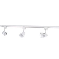 Robus WHITE Ceiling 14 mtrs of Track light Kit with Track, Couplers & 24 Lamps