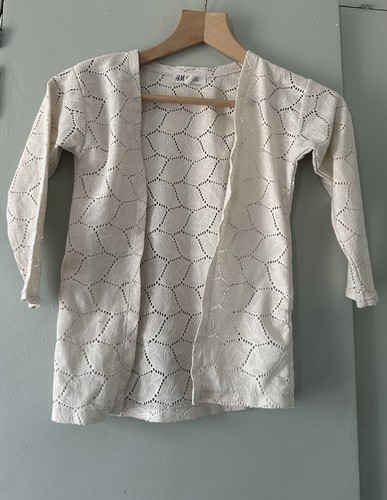 Girls cream open front - h&m, open-front