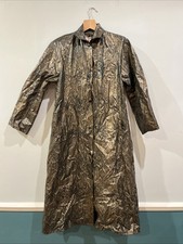 Vintage Kenn Sporn Wippette Snakeskin Vinyl Rain Jacket Festival Ready [SMALL]