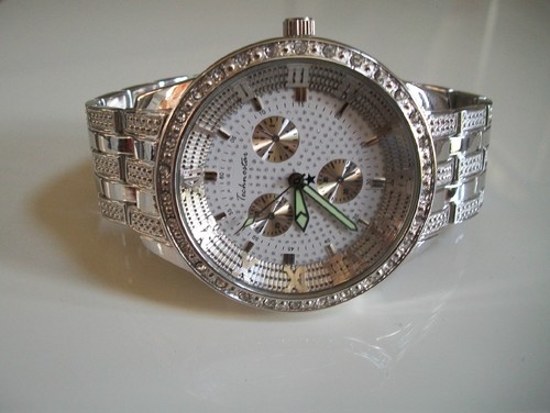 Men silver finish fashion - men's,
