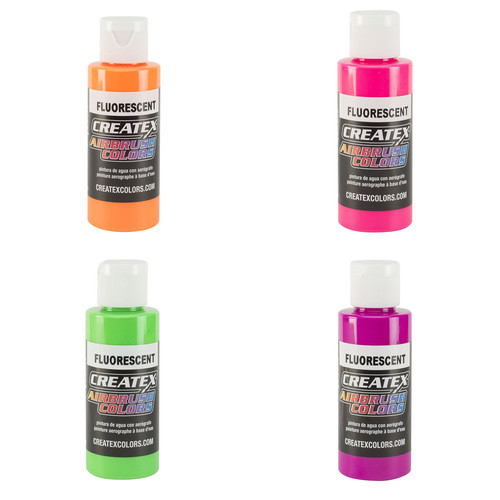 Createx fluorescent acrylic - fluorescent,
