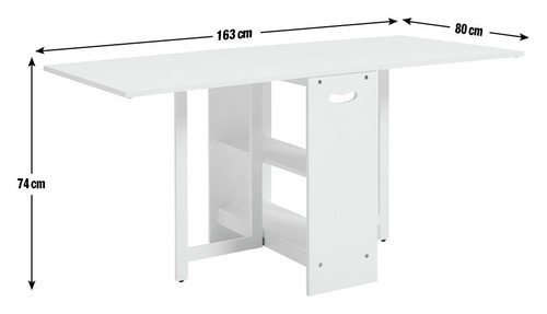 Home toby folding 6 seater - -,