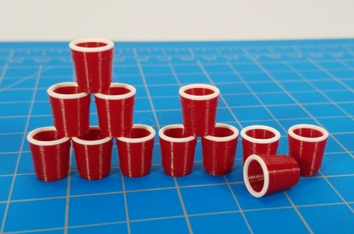 Scale party cups 12 cup - 1/10,