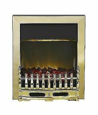 Adam Blenheim Electric Inset Fire 2000w Brass