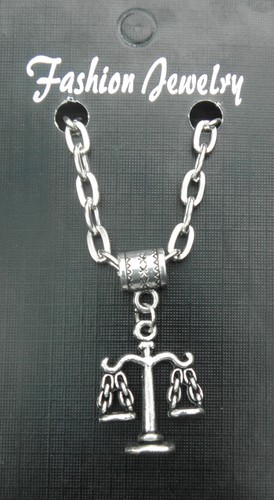 Scales justice pendant - scales, of