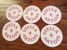 6 X STELLA ARTOIS BEER MATS - NEW