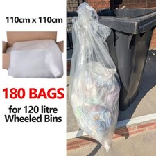 Clear wheelie bin - wheelie, liners