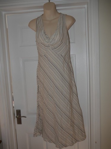 Amaranto cream striped - cream, dress