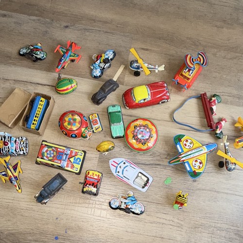 Vintage tin toys mixed lot - vintage,