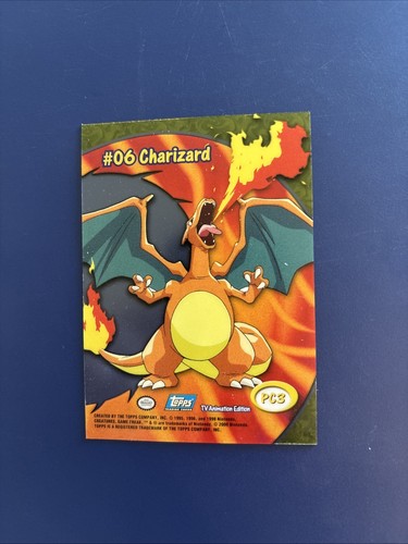 Pokemon topps clear charizard - pokemon,